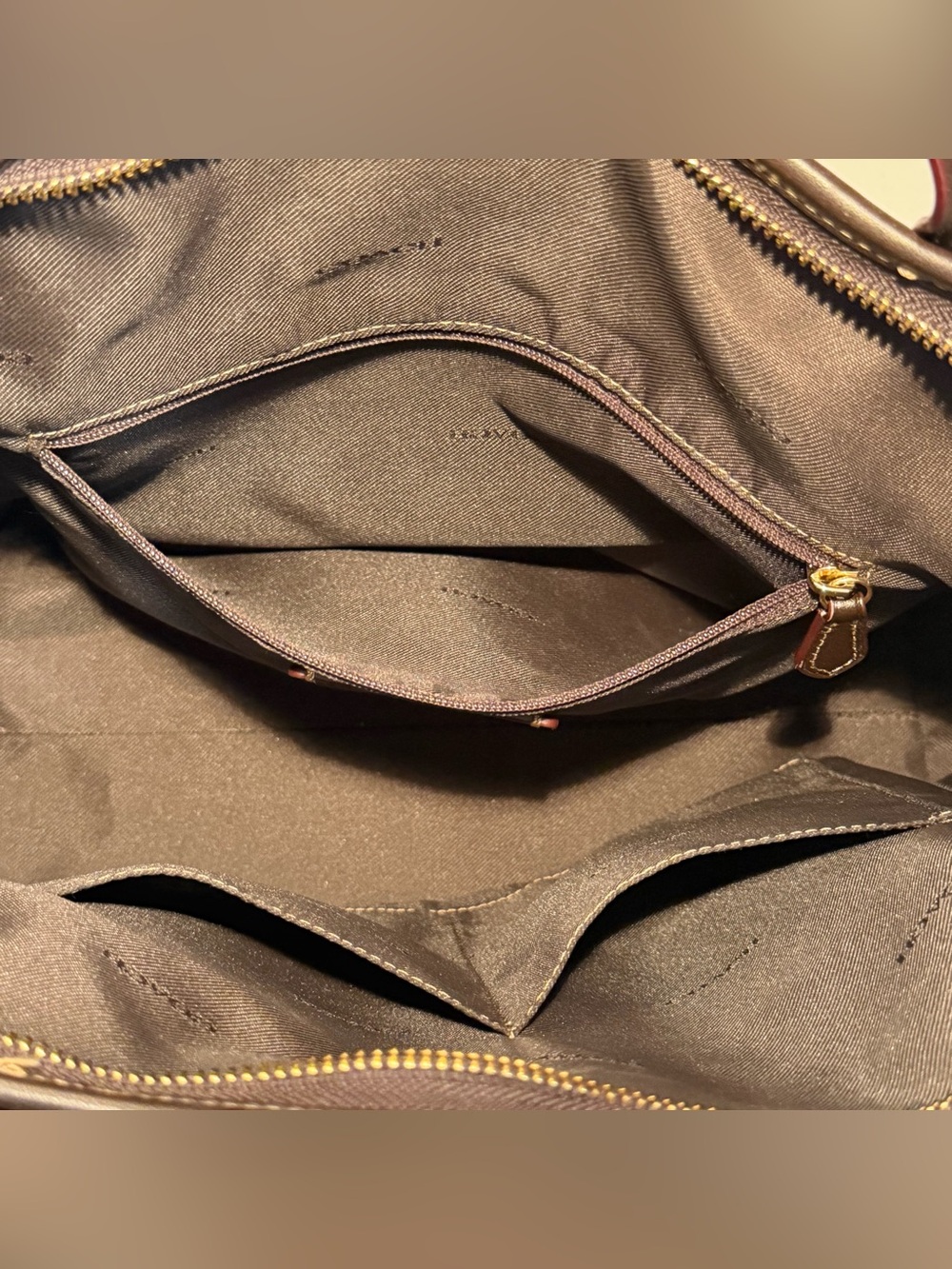 Coach Signature Jacquard Taylor Tote Bag - Picture 12 of 12